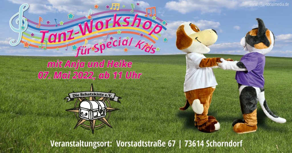 Tanzworkshop für Special Kids Mai 2022 mit der Schatzkiste e.V.