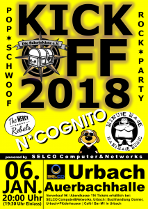 Mehr über den Artikel erfahren KICK OFF V 2018
