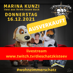 Marina Kunzi liest aus ihrem neuen Buch - exklusive in der Schatzkiste